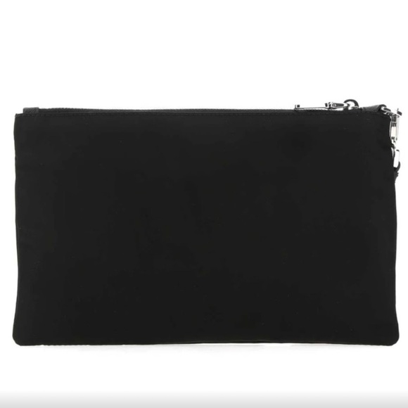 Prada Logo Plaque Pouch Wristlet - Picture 2 of 6